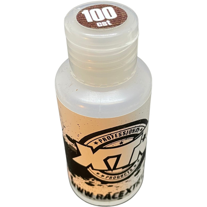 Huile silicone 100cst 80ml XTR SIL-100 pour amortisseurs voiture rc