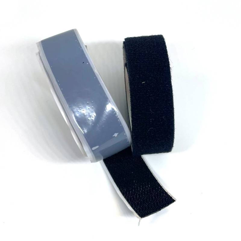 Black Velcro double sided tape 20mm x 1m