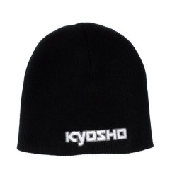 Kyosho black Beanie embroidered knit cap 88090BK