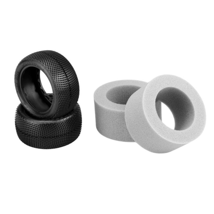 Pneus Fuzz Bite LP arrière 1/10 (2) Jconcepts pour moquette 3152-010
