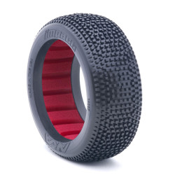 AKA Impact 1/8 Buggy tyres Medium Longwear with inserts (2)