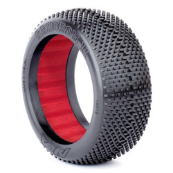 AKA Grid Iron 1/8 Buggy tyres Super Soft Longwear with inser