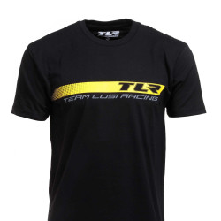 Tee-shirt TLR Bande (stripe) 2022 noir Team Losi Racing TLR0516M,L,XL