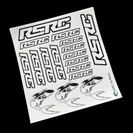Planche d'autocollants RSRC Blanc