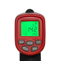 Thermomètre type pistolet infrarouge avec pointeur laser de -30/550°C