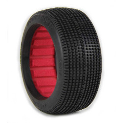 AKA Double Down 1/8 Buggy tyres Medium Longwear with inserts (2) 14019ZR