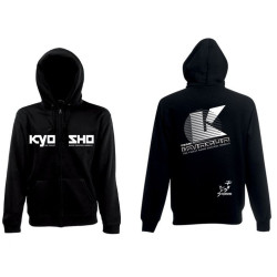 Kyosho Zip Hoodie 2022 Black (L-size)