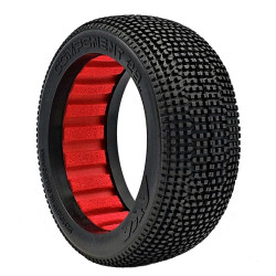 AKA Component AB 1/8 Buggy tyres Medium Longwear with inserts (2)