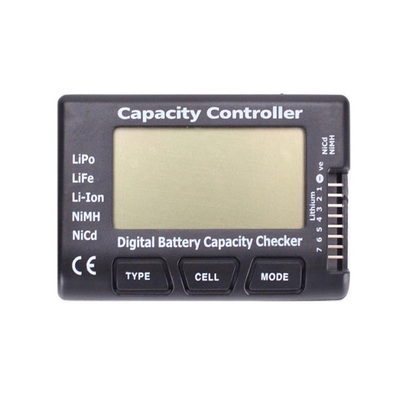 Testeur de capacité batterie (mesure de tension) RC Lipo, Li