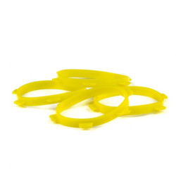 Avid yellow tire bands (6) for 1/8 buggy and truggy