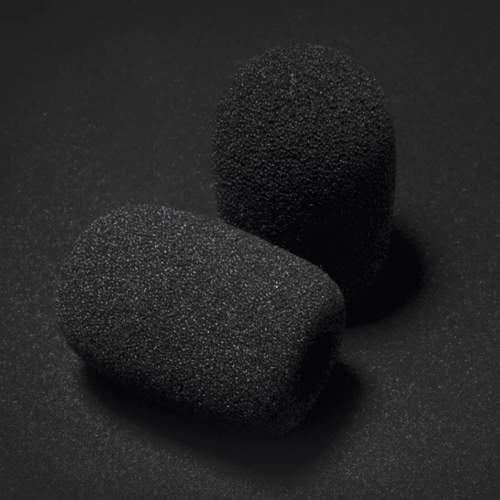 Mousses de microphone pour casques Smart-Com (2) RC Eartec