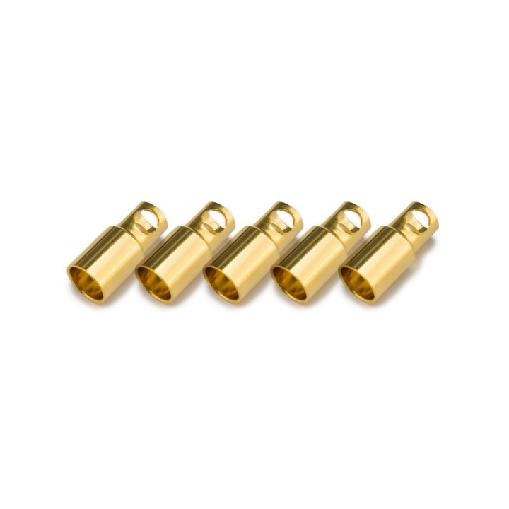 Gold plated Connector PK 6mm female (5 pieces) KN-130309-5F ...