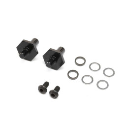 TLR232136 TLR 22 Front Axle Black Aluminum 12mm (2) Team Losi Racing RSRC