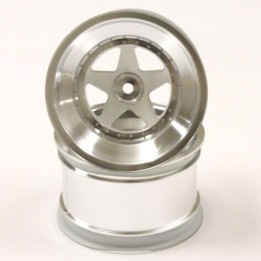 SCH006SC JANTES ARRIERE (2) SCORPION 2014 - CHROMEES 2.2 inch Kyosho RSRC