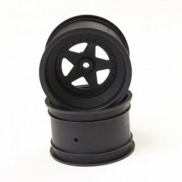 SCH006BK JANTES ARRIERE (2) SCORPION 2014 - NOIRES 2.2 inch Kyosho RSRC