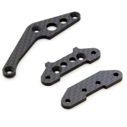 OTW138 Plaques Kyosho Optima Mid (Set) - Carbone Kyosho RSRC