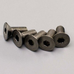 1-S34010HT VIS METAL M4X10 (5) TITANE TETE FRAISEE HEX Kyosho RSRC