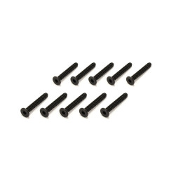 1-S33020TPH TP HEX FLAT-HEAD SCREWS 3X20MM (10) Kyosho RSRC