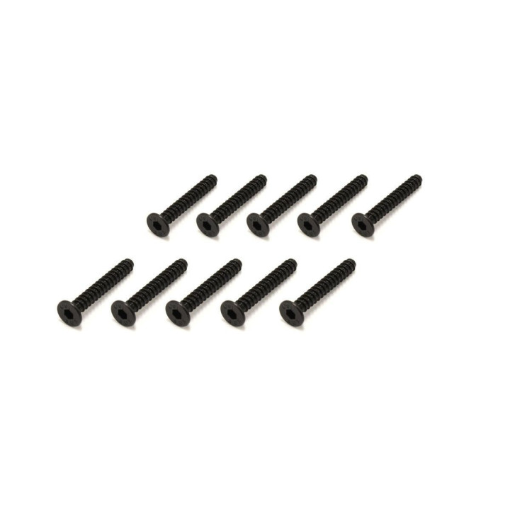 1-S33020TPH TP HEX FLAT-HEAD SCREWS 3X20MM (10) Kyosho RSRC
