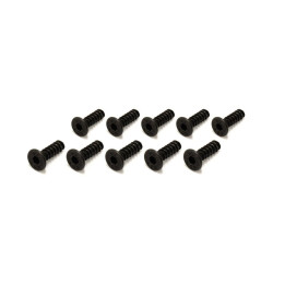 1-S33010TPH TP HEX FLAT-HEAD SCREWS 3X10MM (10) Kyosho RSRC