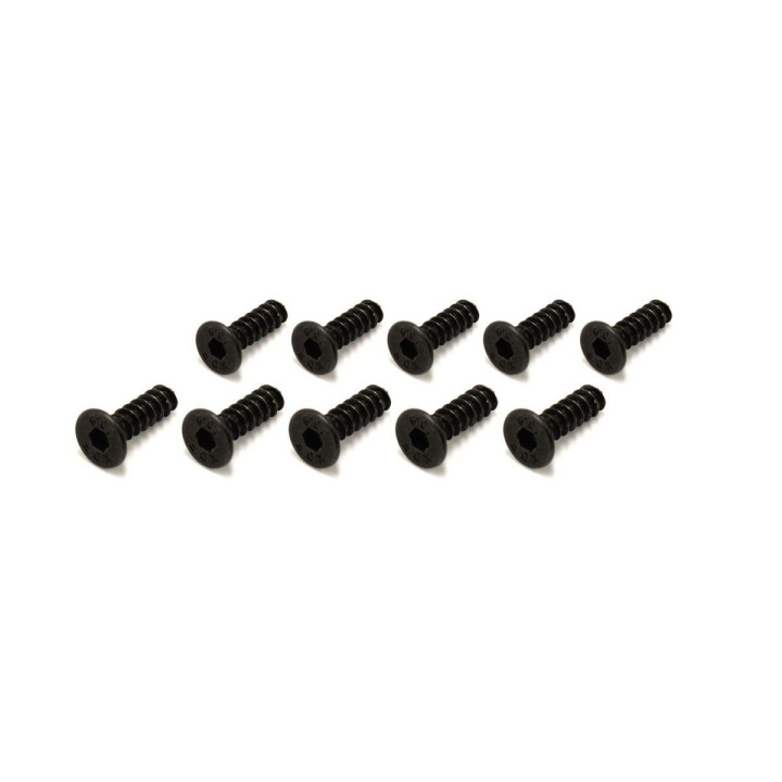 1-S33010TPH TP HEX FLAT-HEAD SCREWS 3X10MM (10) Kyosho RSRC