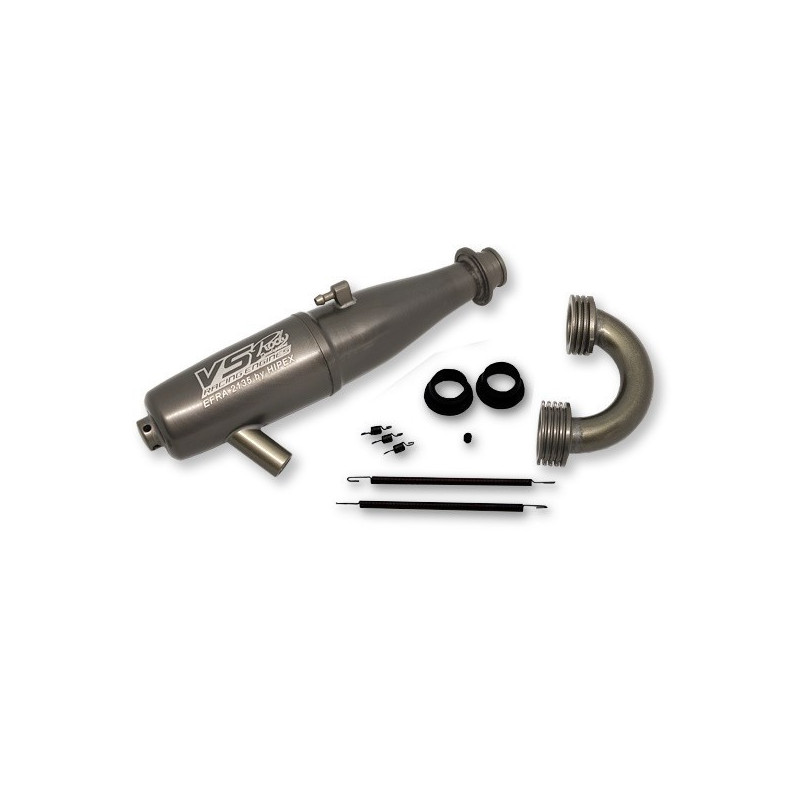 VS302135L50HDG VS Racing brown hard EFRA 2135 exhaust pipe with 50mm header VS Racing Engines Rody Roem RSRC