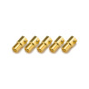 KN-130309-5M Gold plated Connector PK 6mm male (5 pieces) KN-130309-5M Konect RSRC