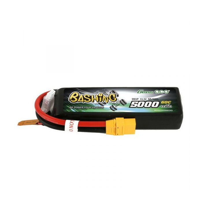 GE3-5000S-3X9 Gens ace Batterie LiPo 3S 11.1V-5000-60C (XT90) 135x43x25mm 345g Soft Gens ace RSRC