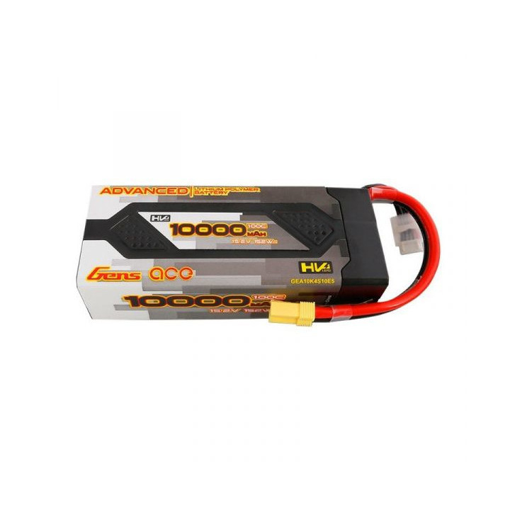 GE5AD-10000HV-4C5 Gens ace Advanced LiPo 4S 15.2V-10000-100C(EC5) 165x47x68mm 950g Gens ace RSRC