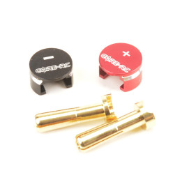 CR863 Bouchons "Low Profile" pour connectiques de batteries Lipo - PK 4mm Core RC RSRC
