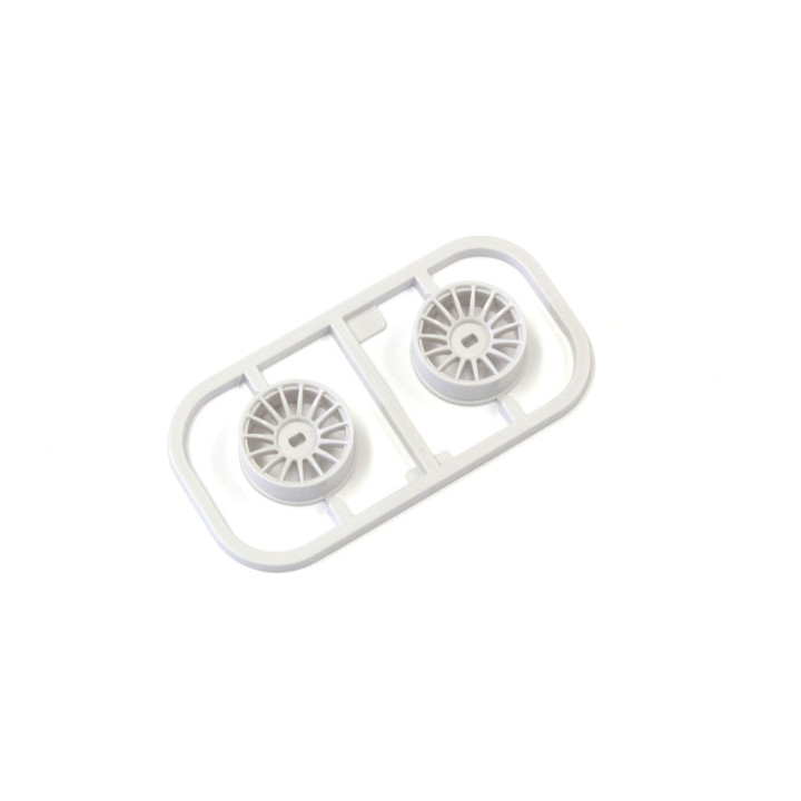 K.MDH100W-N15 WHEELS SET WHITE MINI-Z AWD - NARROW 1.5 OFFSET (2) Kyosho RSRC