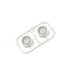 K.MDH100W-W0 WHEELS SET WHITE MINI-Z AWD - WIDE 0 OFFSET (2) Kyosho RSRC