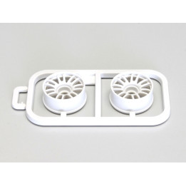 K.MZH131W-N1 Jantes Kyosho Mini-Z MR03 Etroites-Deport 1.0 (2) Blanches Kyosho RSRC
