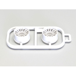 K.MZH131W-W3 Jantes Kyosho Mini-Z MR03 Larges-Deport 3.0 (2) Blanches Kyosho RSRC