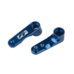 AS91983 Palonniers de direction, aluminium bleu RC10B6.4 Team Associated RSRC