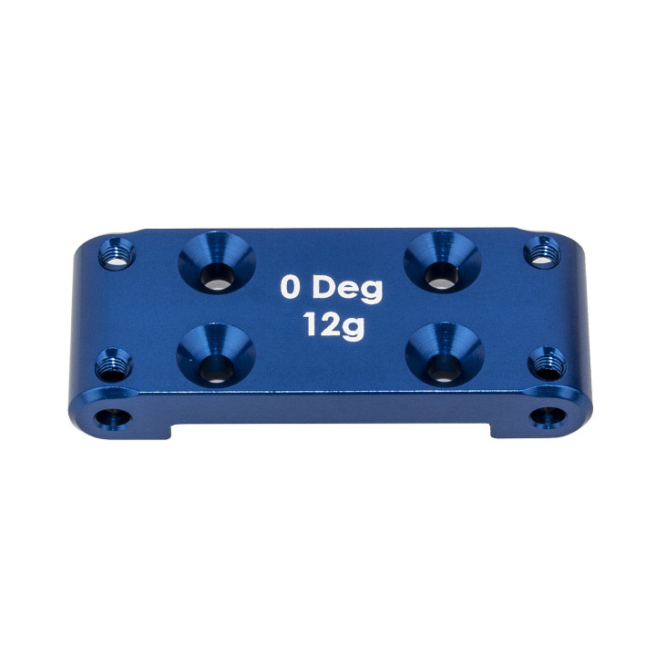 AS91987 Front Bulkhead [0], Blue Aluminium RC10B6.4 Team Associated RSRC