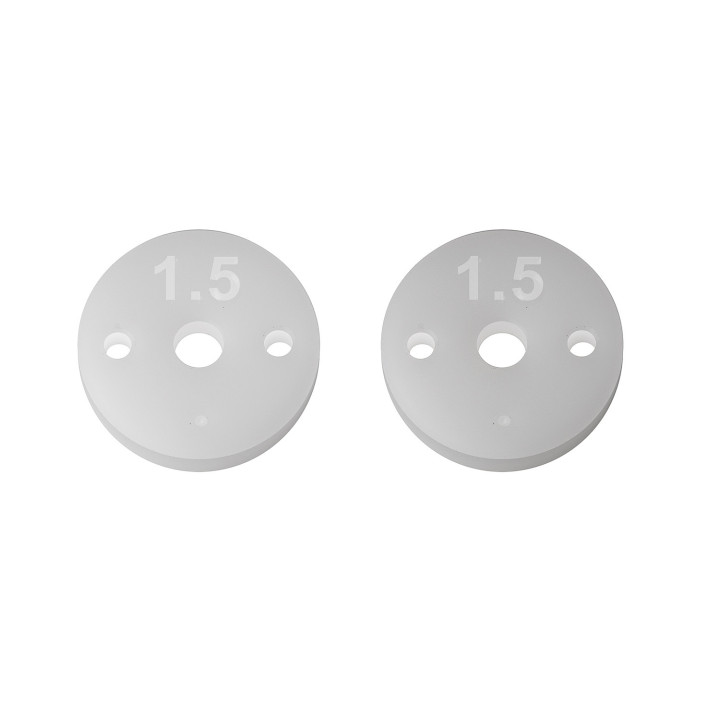 AS91931 13mm Shock Pistons, 2.5mm, 2 X 1.5 Team Associated RSRC