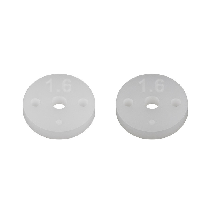AS91932 Pistons d'amortisseurs 13mm, 2.5mm, 2x1.6 Team Associated RSRC