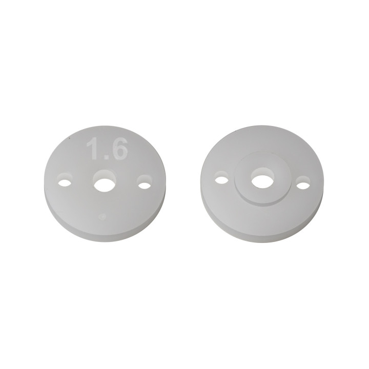 AS91936 Pistons d'amortisseurs 13mm, 2.0mm, 2x1.6 Team Associated RSRC