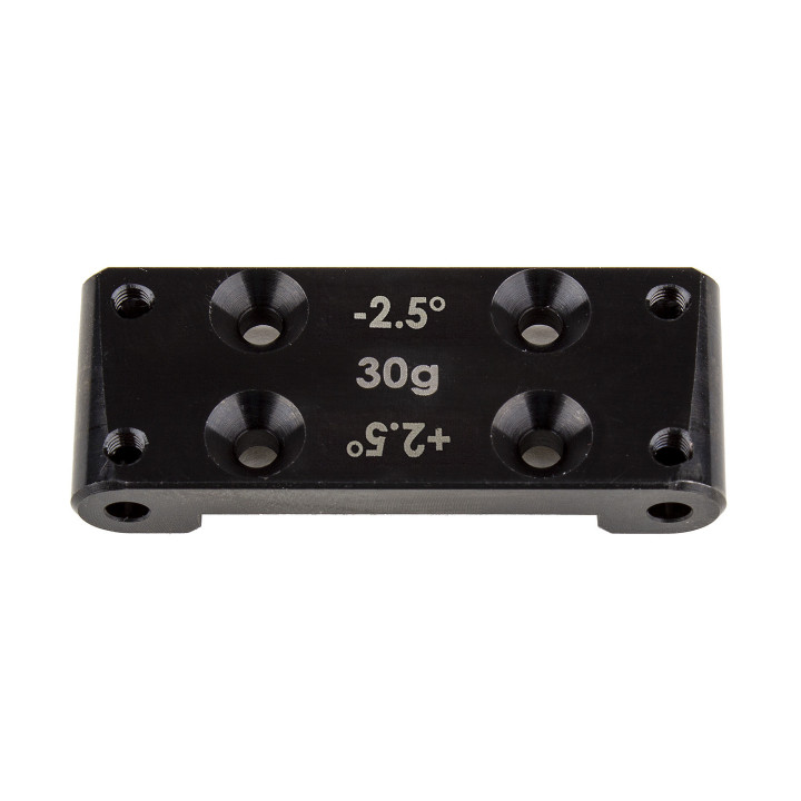 AS91898 Bulkhead, 25 deg, 30 deg, acier RC10B6 Team Associated RSRC