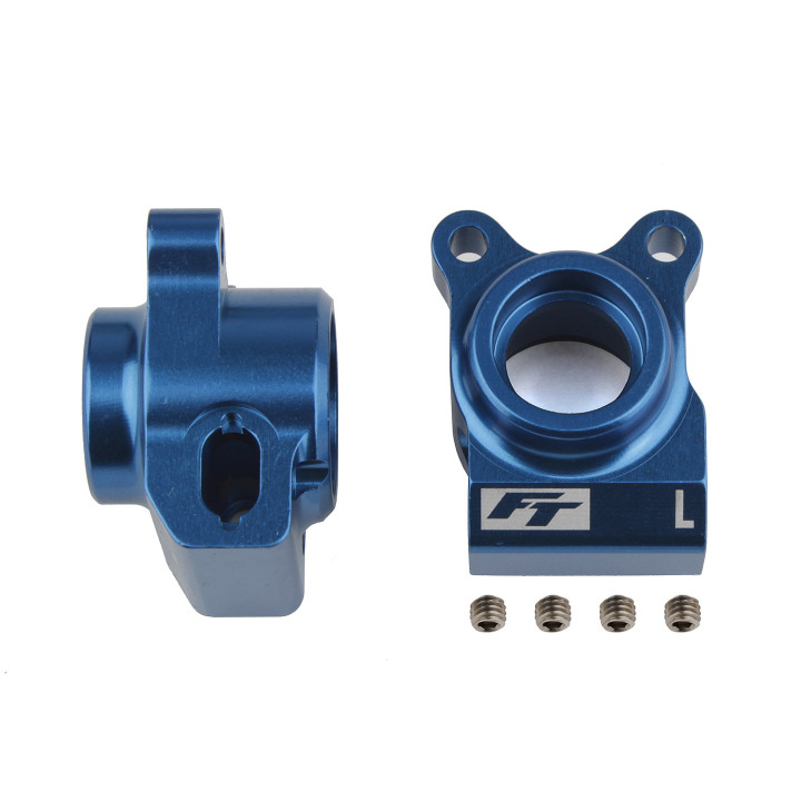 AS91877 B6.2/B6.3 Rear Hubs Blue Aluminium Team Associated RSRC