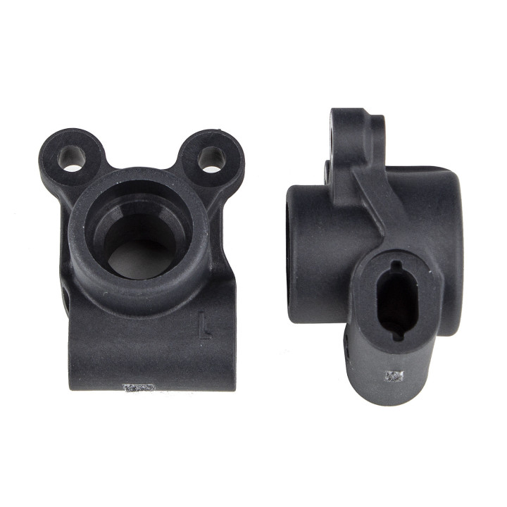 AS91876 B6.2 Ft Rear Hubs Carbon Team Associated RSRC