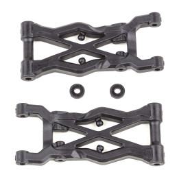 AS91874 B6.3 Ft 75mm Rear Suspension Arms Carbon fiber Team Associated RSRC