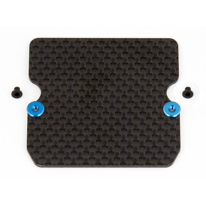 AS91761 Plaque servo en fibre de carbone RC10B6 Team Associated RSRC