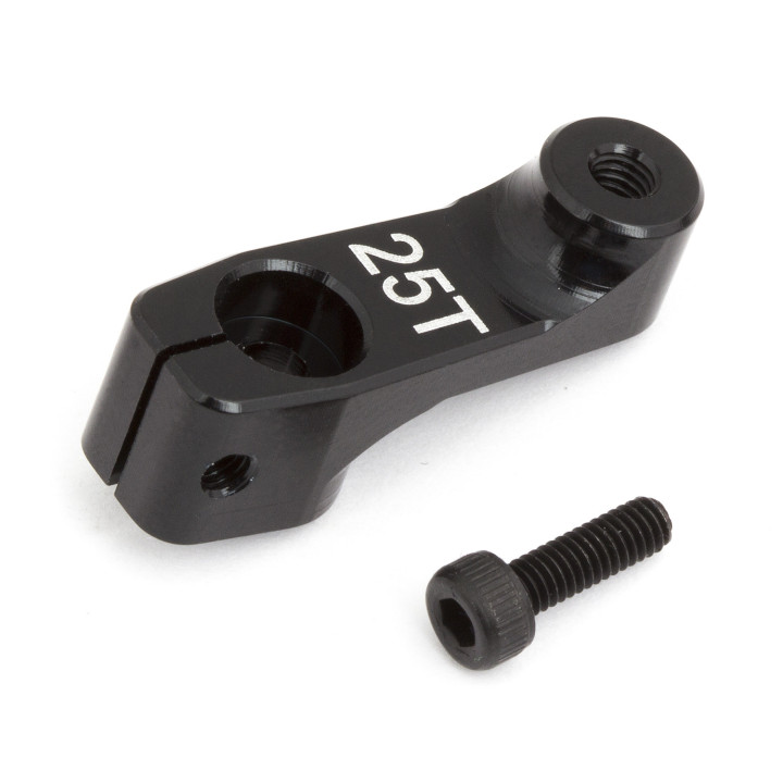 AS1370 Palonnier de servo à serrage en aluminium FT 25T, 15,5 mm Team Associated RSRC