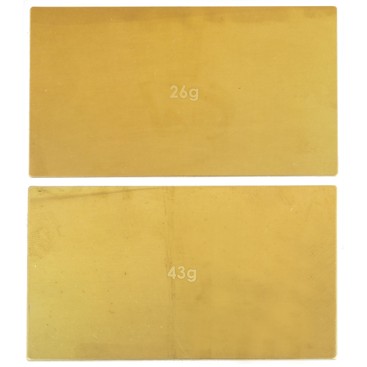 AS91744 B6/B6.1 Brass Under Battery Weights Team Associated RSRC