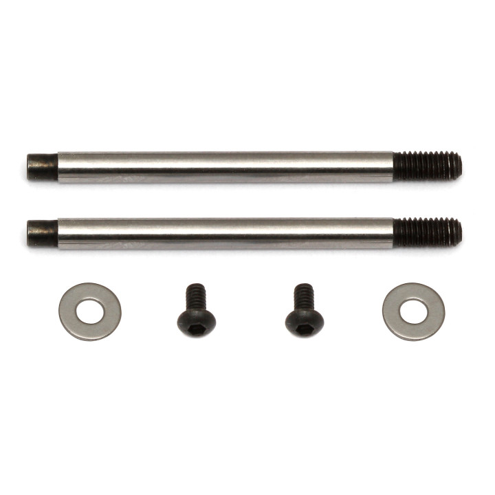 AS91616 3X21 Shock Shaft V2 Chrome (Pr) For As91576 Body Team Associated RSRC