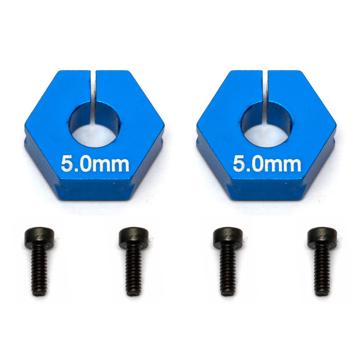 AS91609 Hexagones de roue, décalage de 5,0 mm Team Associated RSRC
