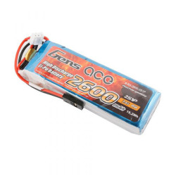 GE6-2600S-2JR Gens ace Batterie Rx LiPo 2S-7.4V-2600 (JR plug) 92g - Straight GE6-2600S-2JR Gens ace RSRC