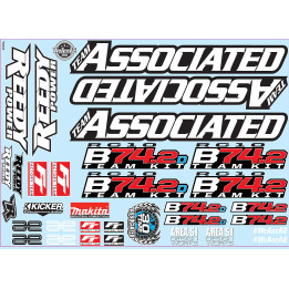 AS92356 Planche de décoration RC10B74.2 Team Associated RSRC